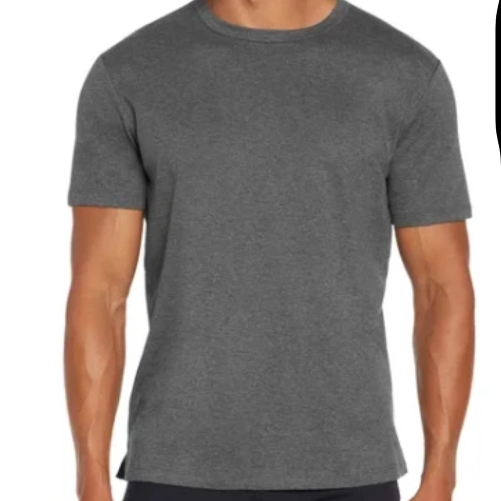 Banana Republic Men’s Luxe Touch Performance Tee, Gray XL